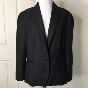 Carolina Herrera Black Classic Tailored Blazer